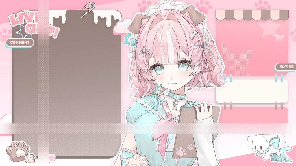 【live2dモデル】ペパーミントの小犬【【VTS対応】