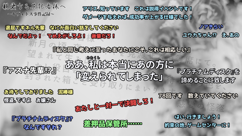 親愛なる共犯者様へ ~キヴォトス事件記録~