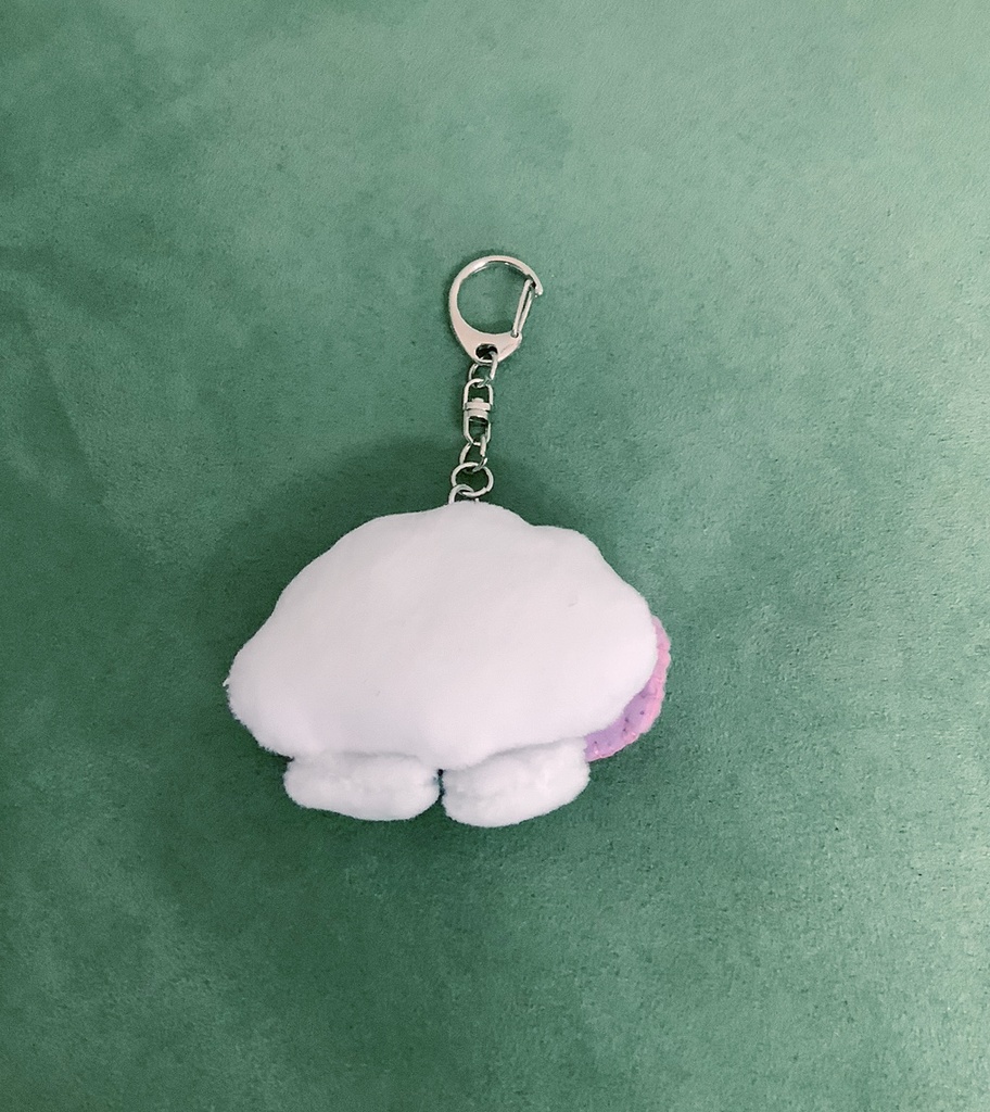 「もこりん」キーホルダー&チャーム*ハンドメイド*オリジナルキャラ-3