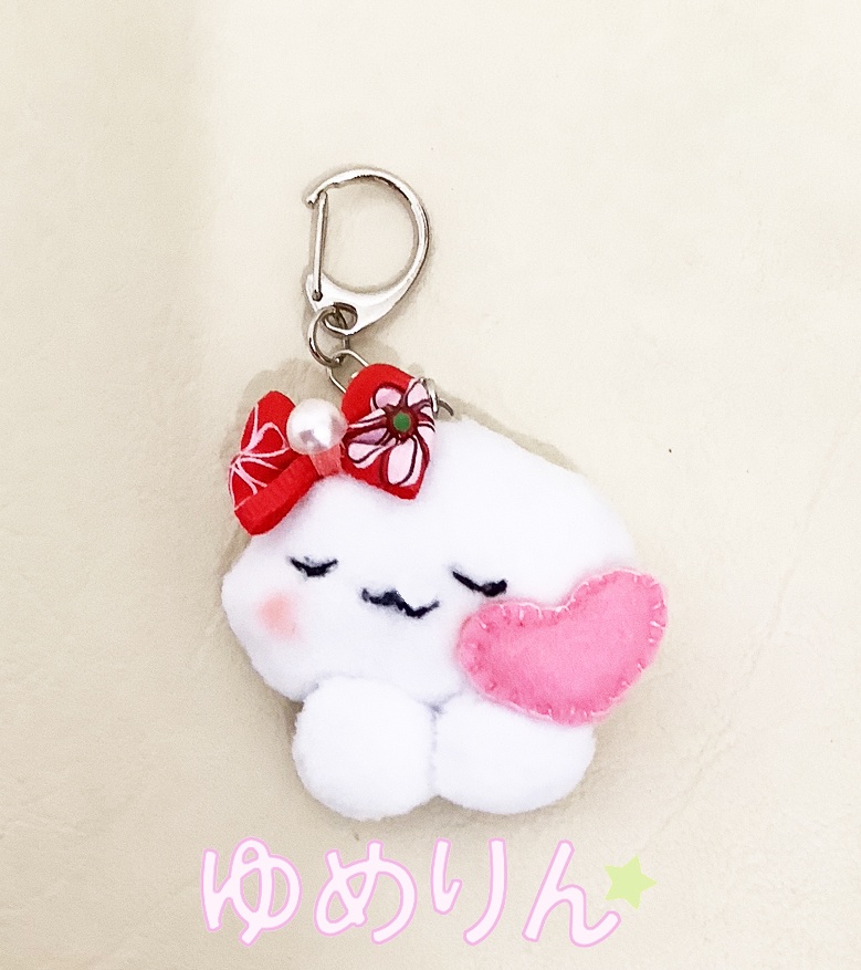 「ゆめりん」＊オリジナルキャラクター＊ぬいぐるみ＊キーホルダー＆チャーム