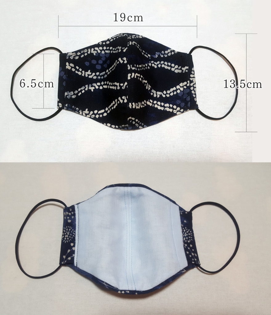 【取り換えフィルター付き】立体布マスク