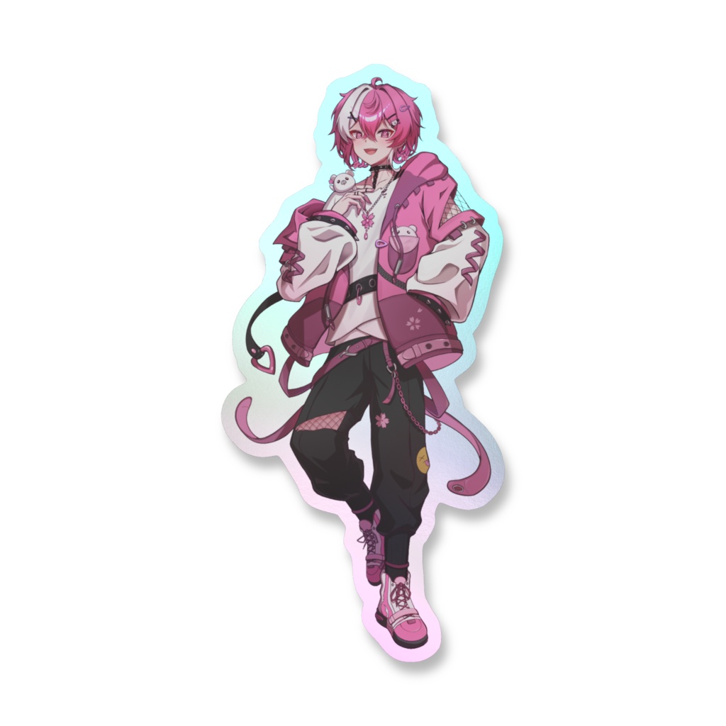 桜咲木れく スマホステッカー