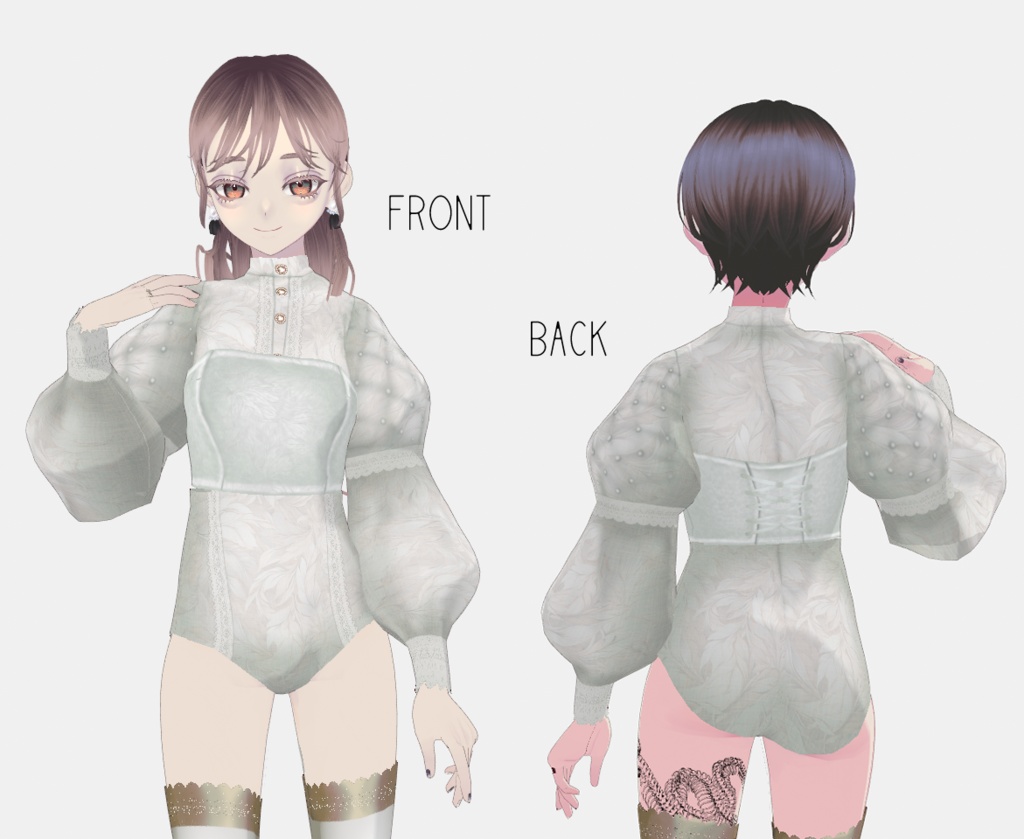 【VRoid】金無垢【2collar】