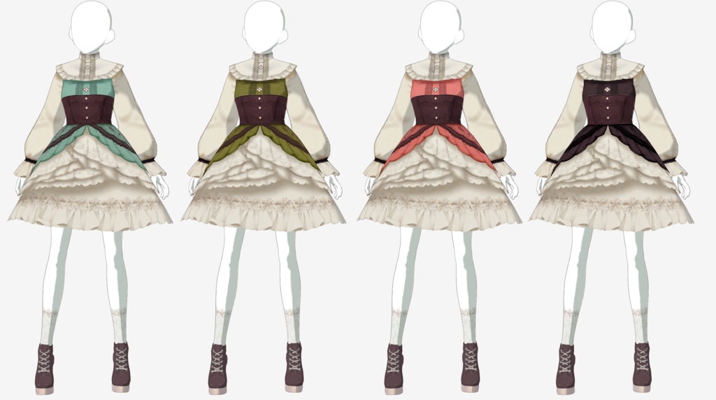 【VRoid】makoto dress