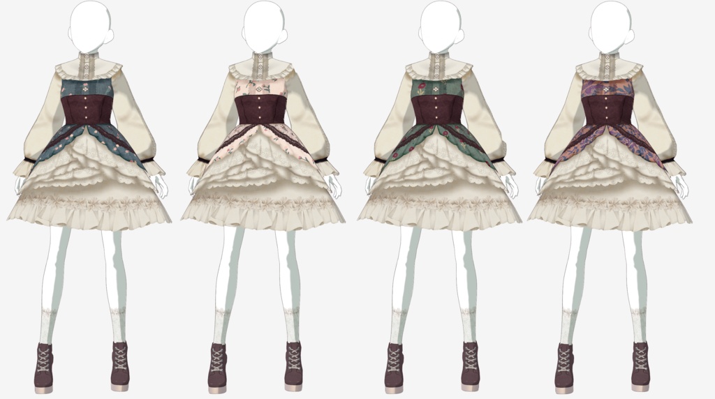 【VRoid】makoto dress