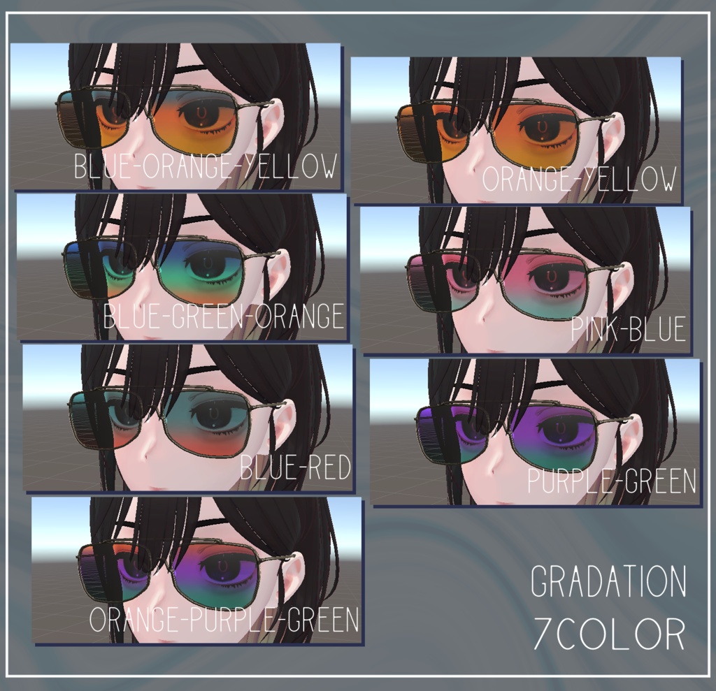 【Gurs】bridge glasses