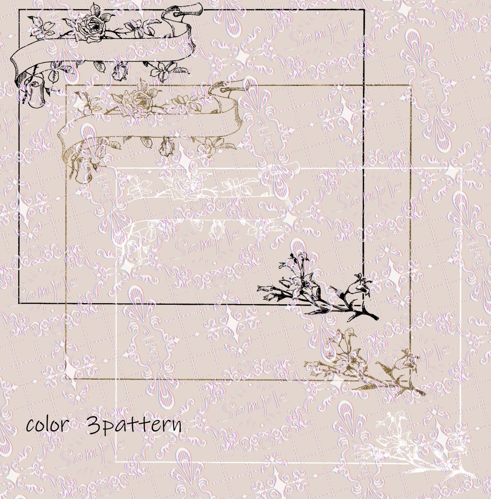 【鷸印素材集】AntiqueFrame