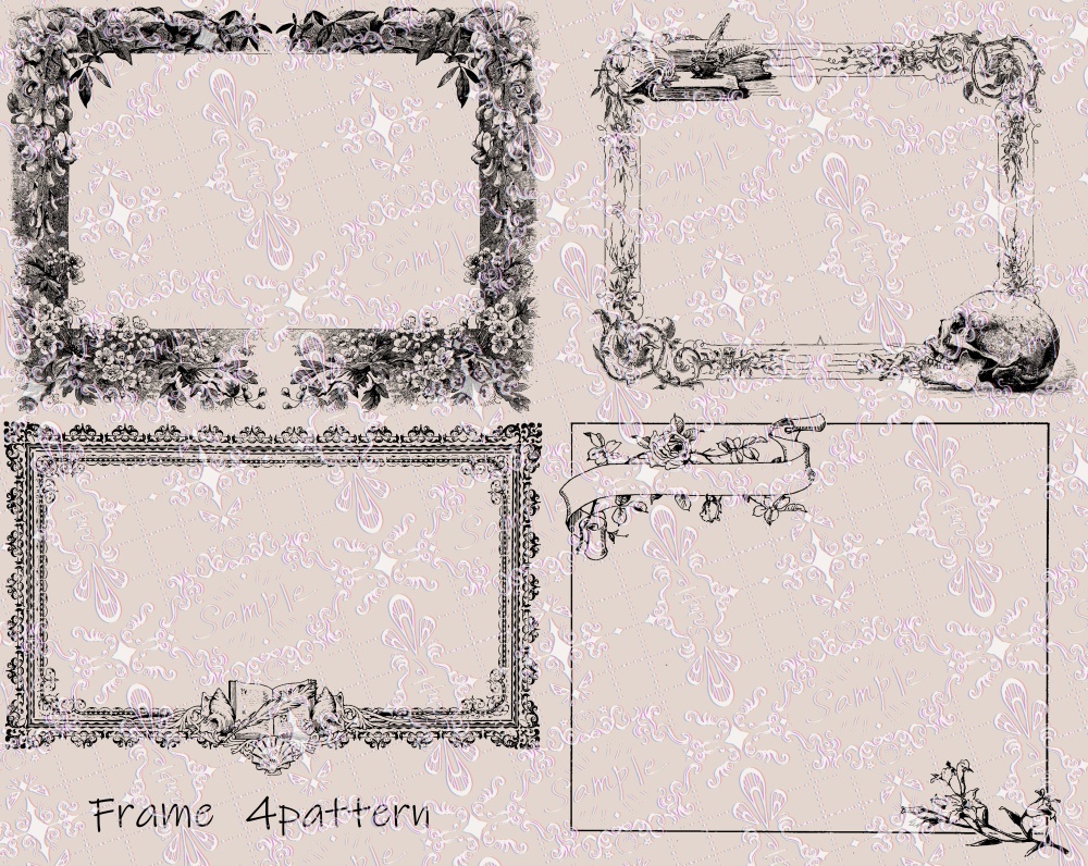 【鷸印素材集】AntiqueFrame