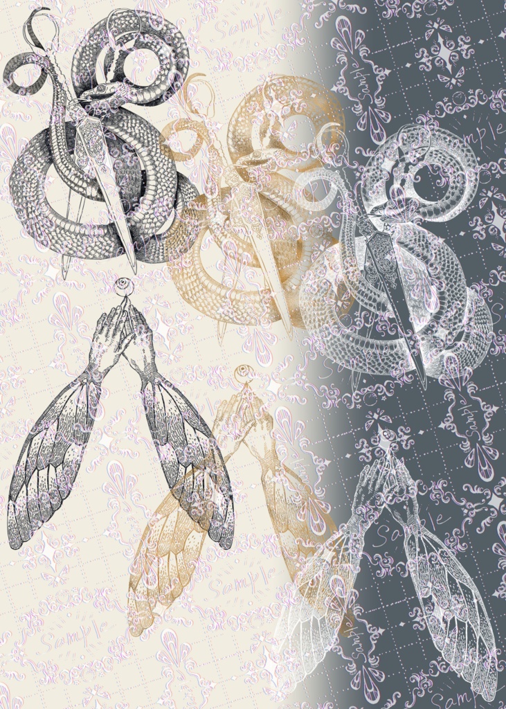 【鷸印素材集】snake tattoo