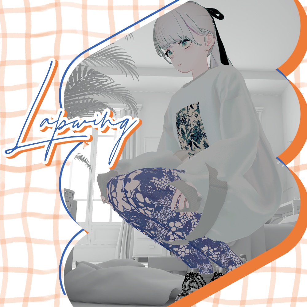 【VRC想定衣装】lacetights-レースタイツ-【Grus】【Lapwing】