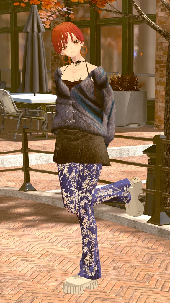 【VRC想定衣装】Fall BalletCore set【Grus】【Lapwing】【Goat Mea】【Marycia】