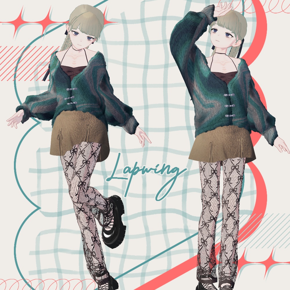 【VRC想定衣装】Fall BalletCore set【Grus】【Lapwing】【Goat Mea】【Marycia】