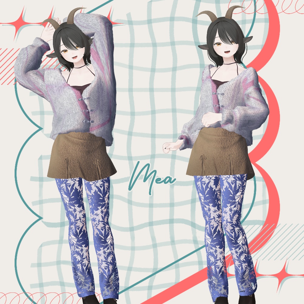 【VRC想定衣装】Fall BalletCore set【Grus】【Lapwing】【Goat Mea】【Marycia】