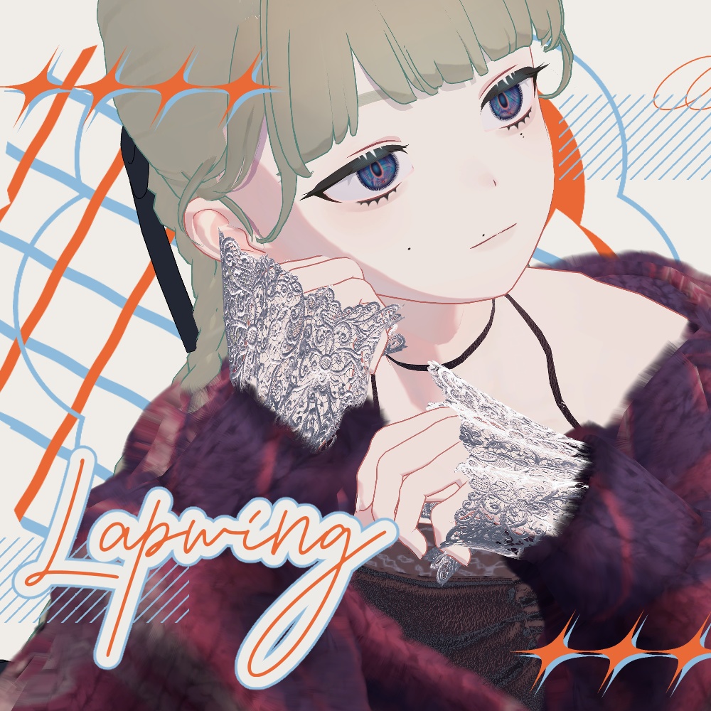 【VRC想定セミ対応衣装】lace detachable sleeves-レース付け袖-