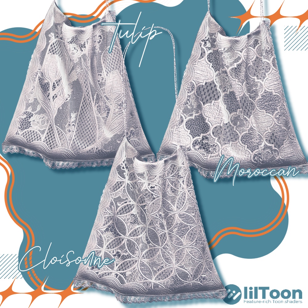 【VRC想定小物】lace bag-レースバッグ-