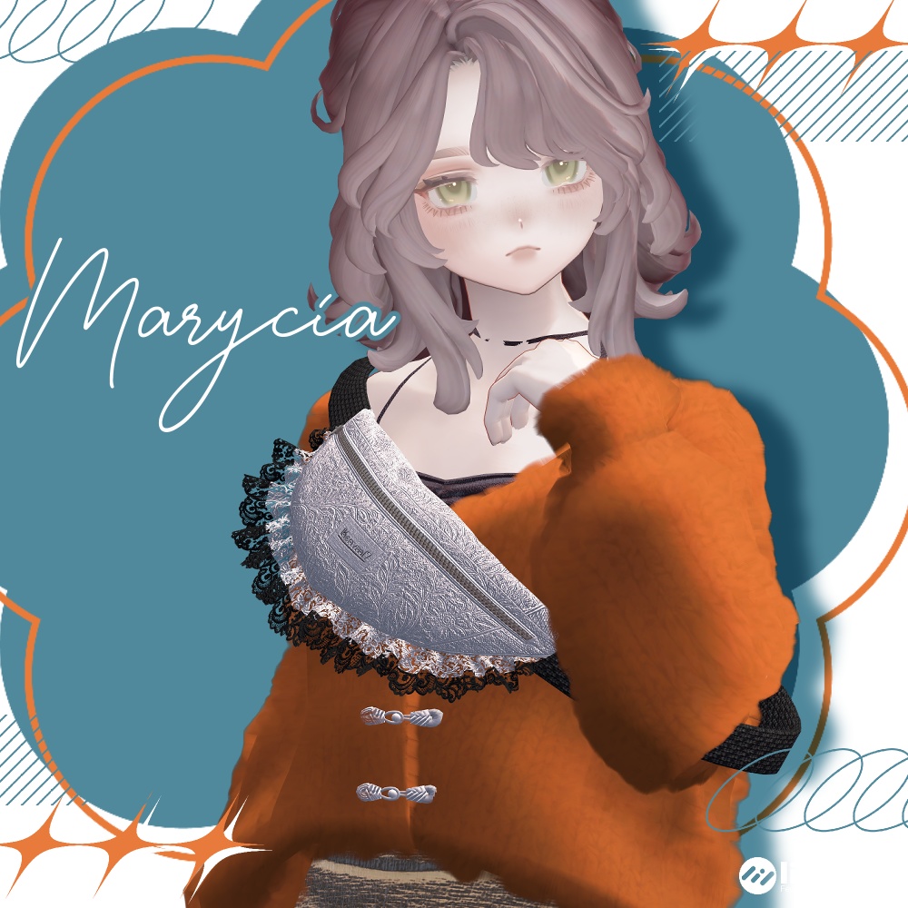 【VRC想定アクセサリー】Oyster bag-牡蠣バッグ-