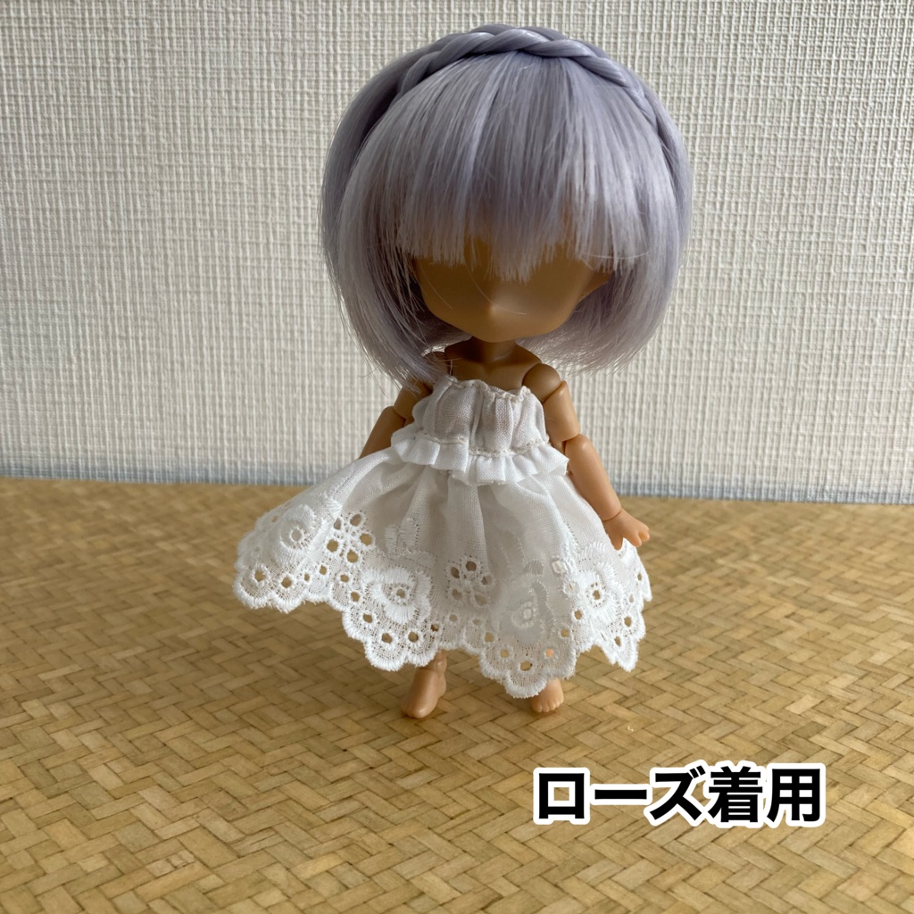 フラワーレーススカート