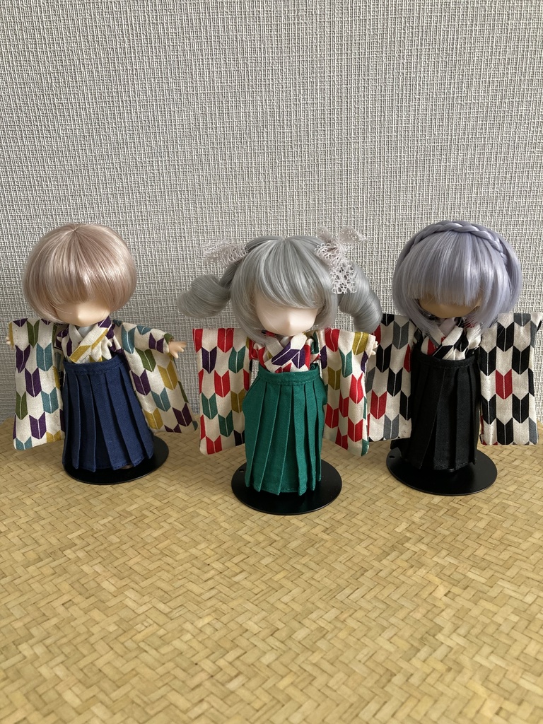 矢絣振袖・無地袴セット