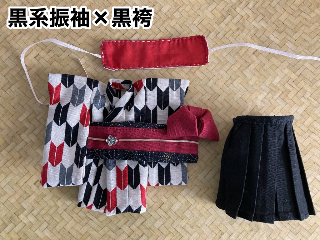 矢絣振袖・無地袴セット