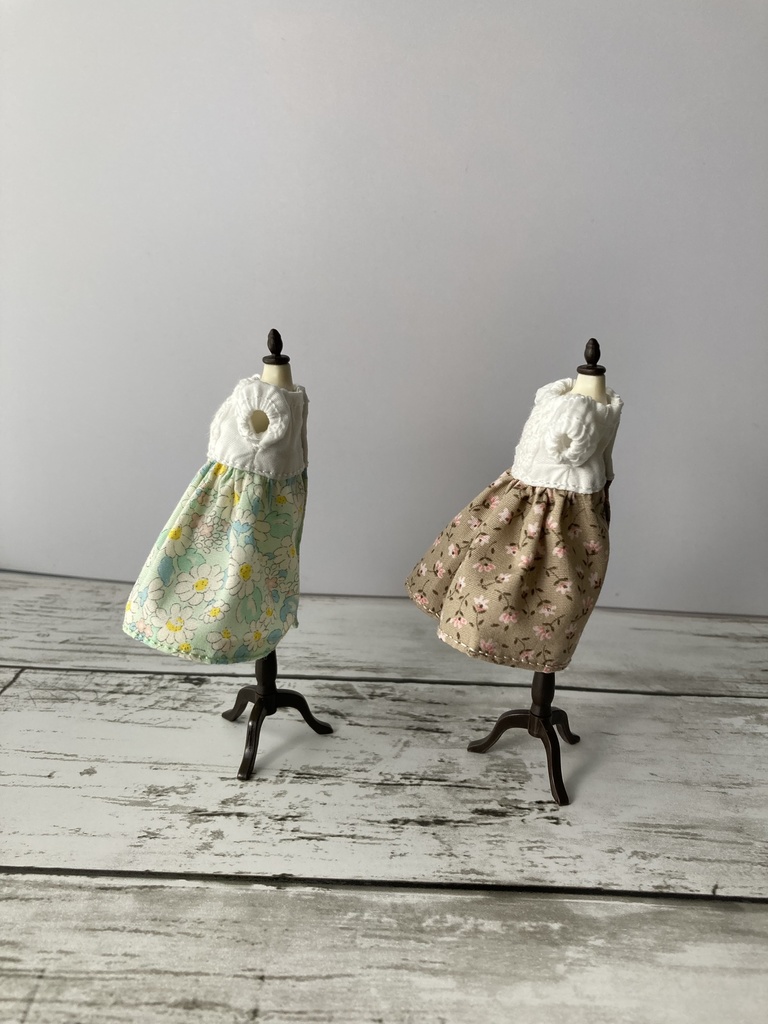 フローラルドッキングワンピース