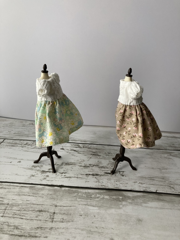 フローラルドッキングワンピース