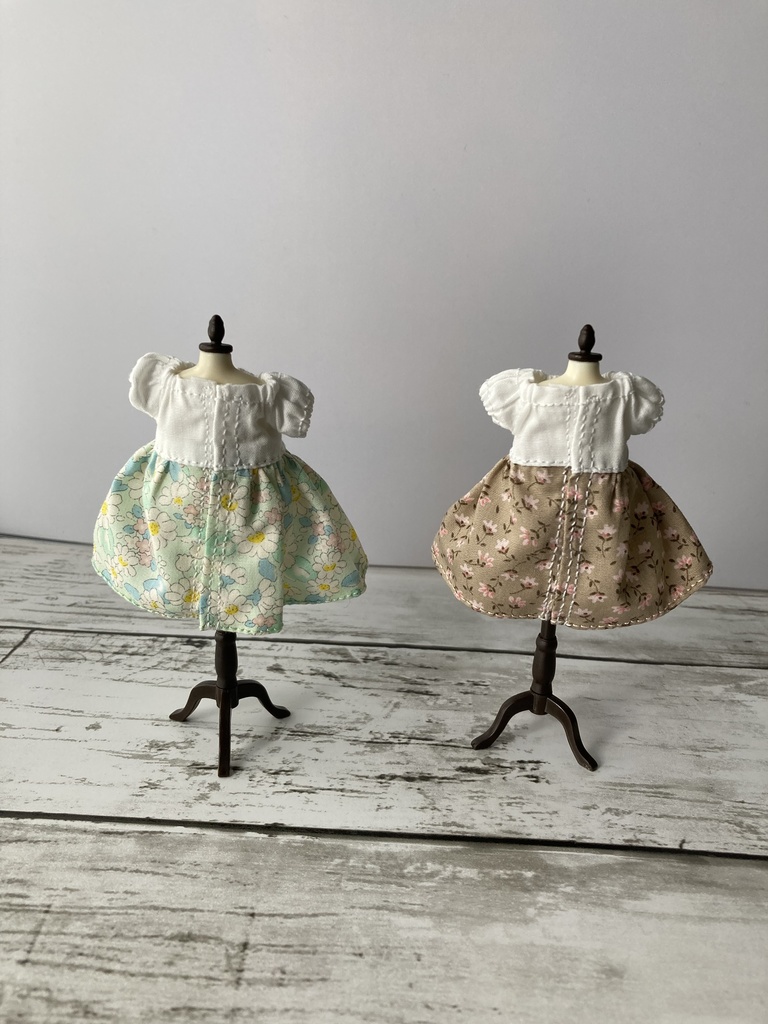 フローラルドッキングワンピース