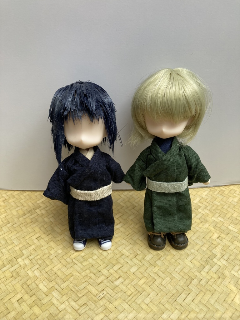 カジュアル着物セット(ねんどろいどどーるノーマルサイズ)