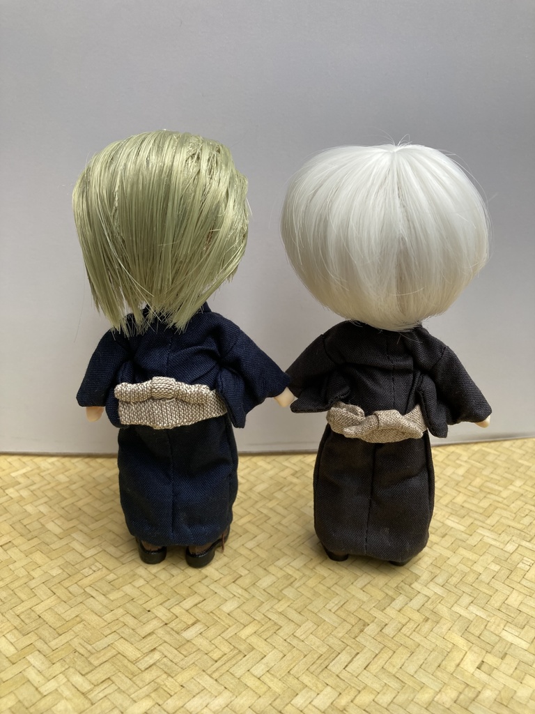 カジュアル着物セット(ねんどろいどどーる身長調整サイズ)