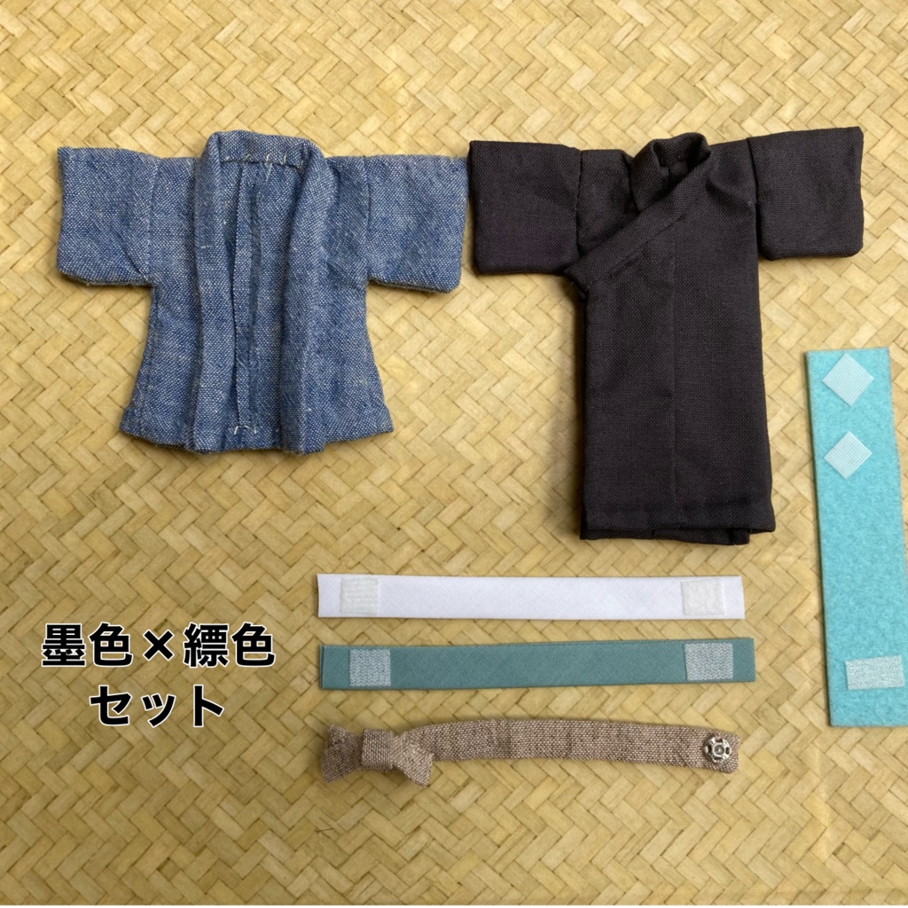 カジュアル着物セット(ねんどろいどどーる身長調整サイズ)