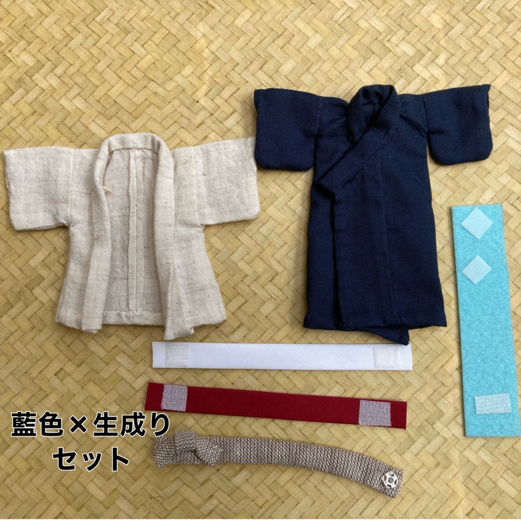 カジュアル着物セット(ねんどろいどどーる身長調整サイズ)