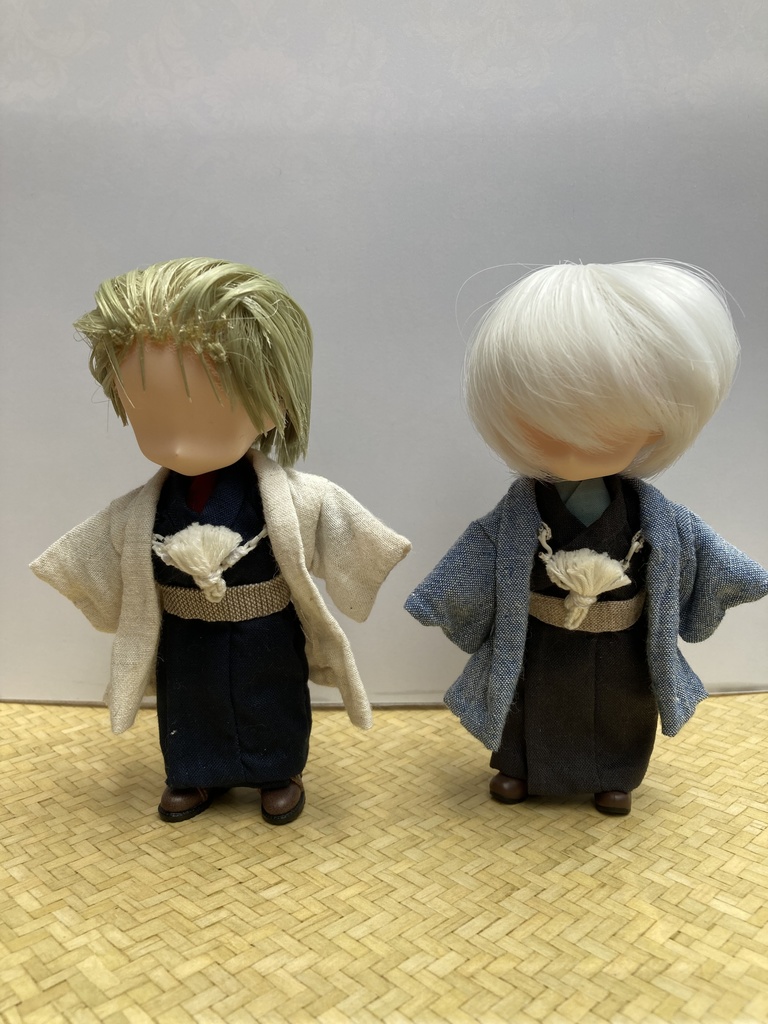 カジュアル着物セット(ねんどろいどどーる身長調整サイズ)