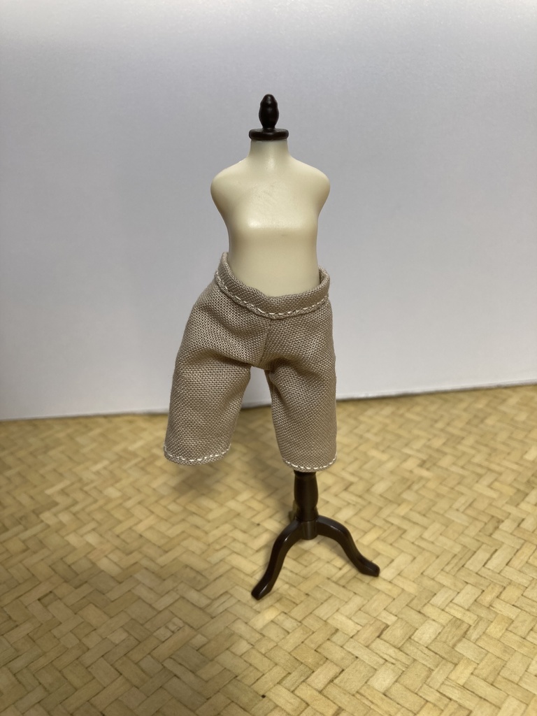 七分丈ワイドパンツ