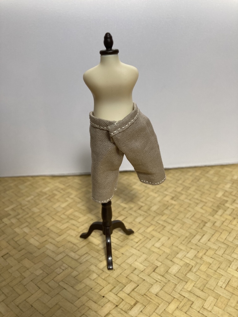 七分丈ワイドパンツ