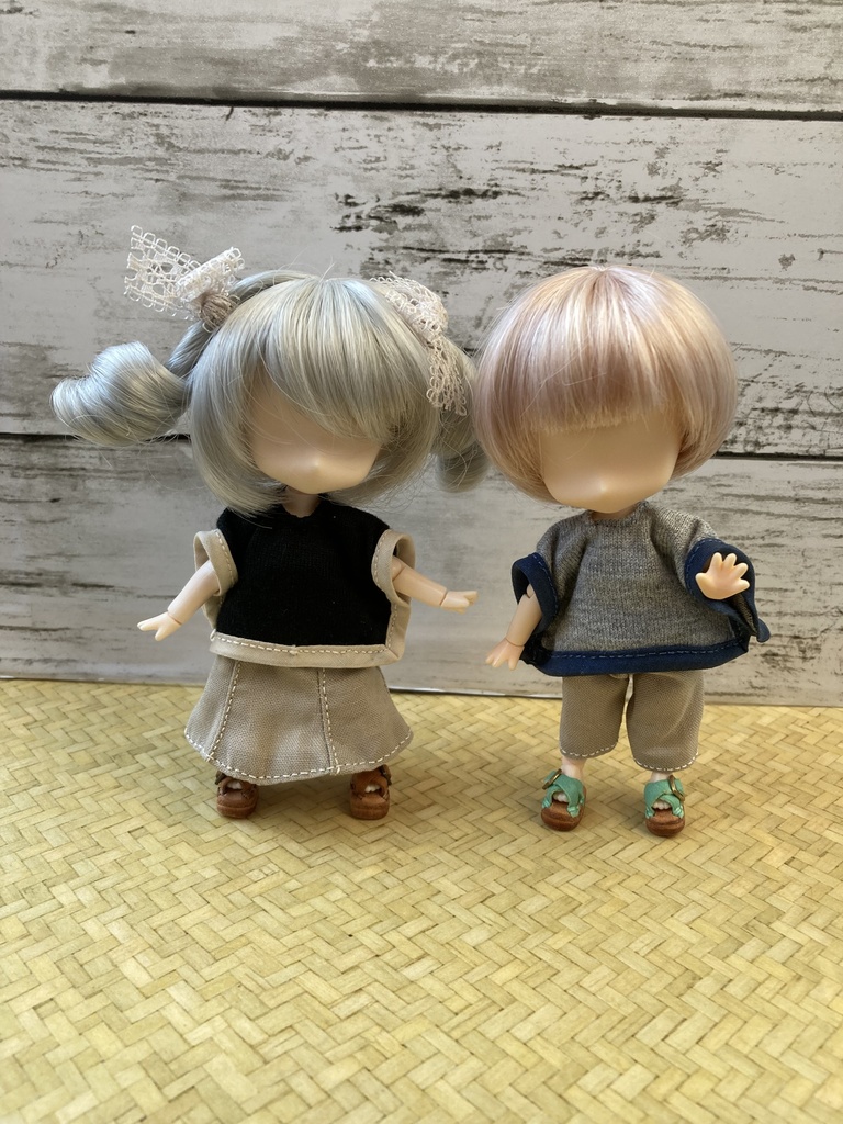 スクエアポンチョ