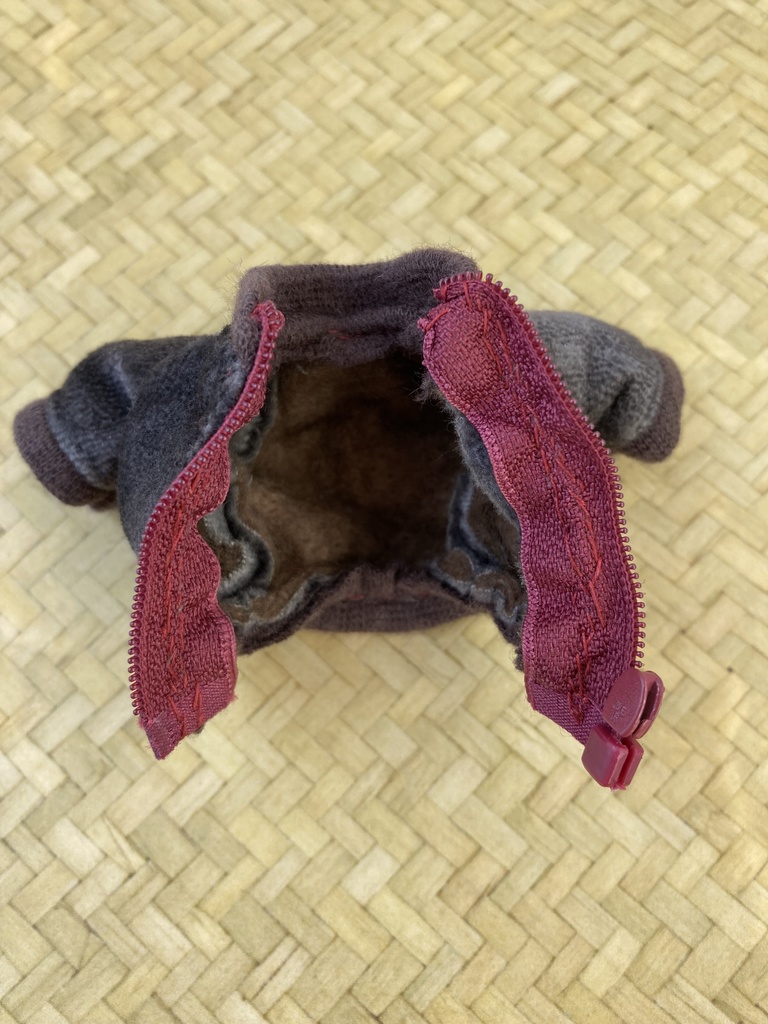 フェイクレザー柄ブルゾン