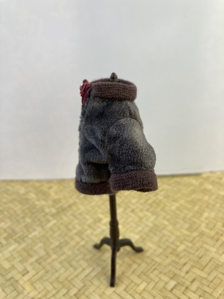 フェイクレザー柄ブルゾン