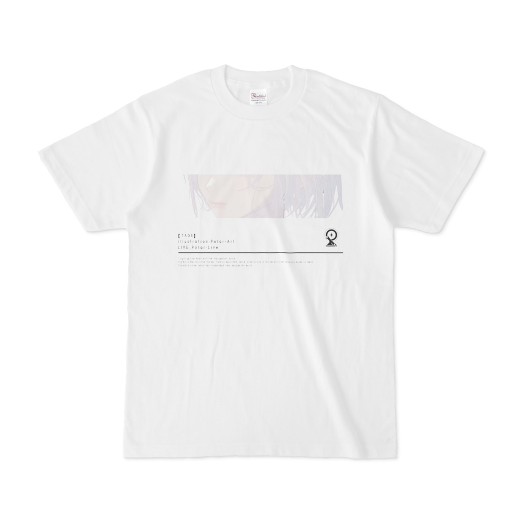 【PolarisNox】Tシャツ -White-