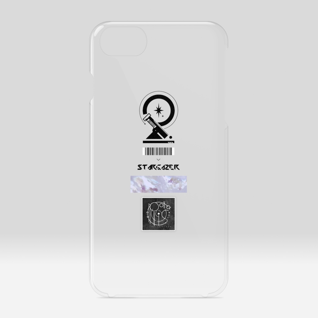 【Stargazer】クリアiPhoneケース - iPhone 6 / 7 / 8 / SE2【PolarisNox】