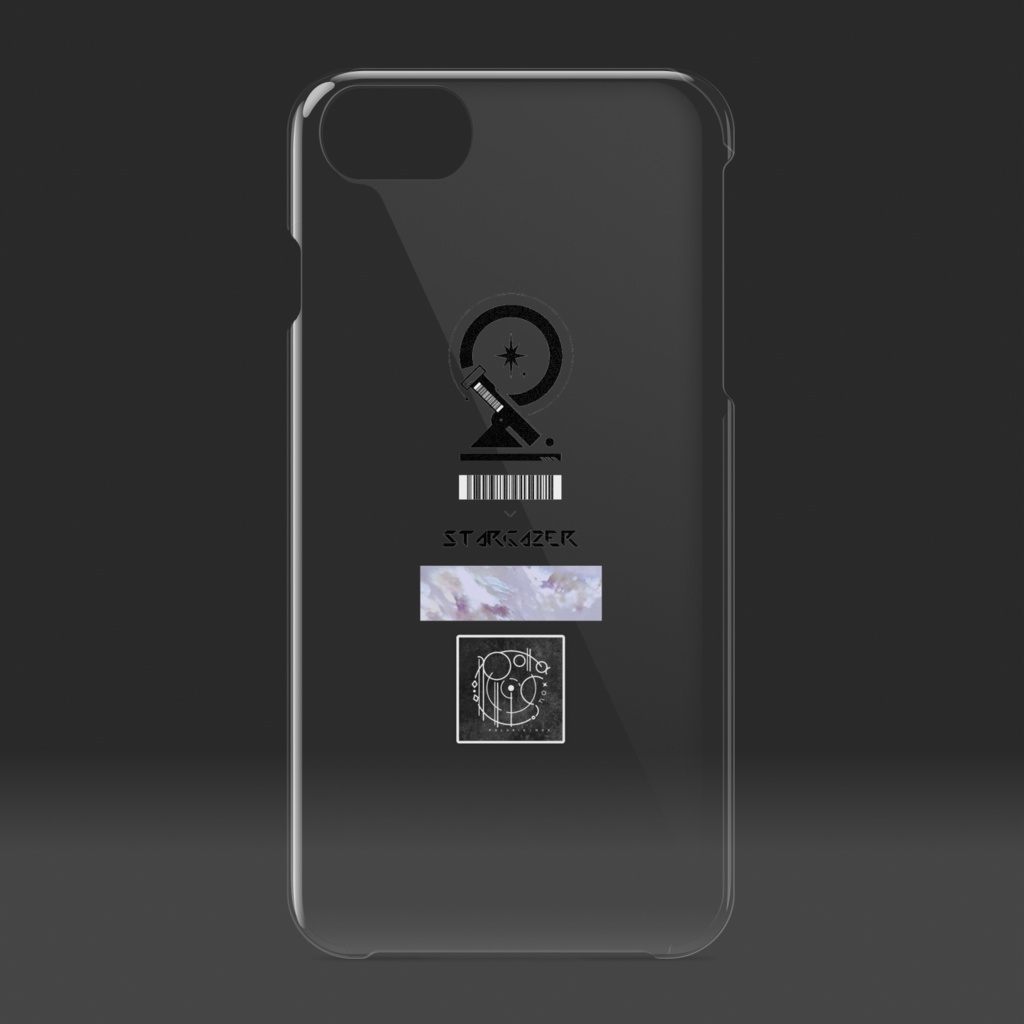 【Stargazer】クリアiPhoneケース - iPhone 6 / 7 / 8 / SE2【PolarisNox】