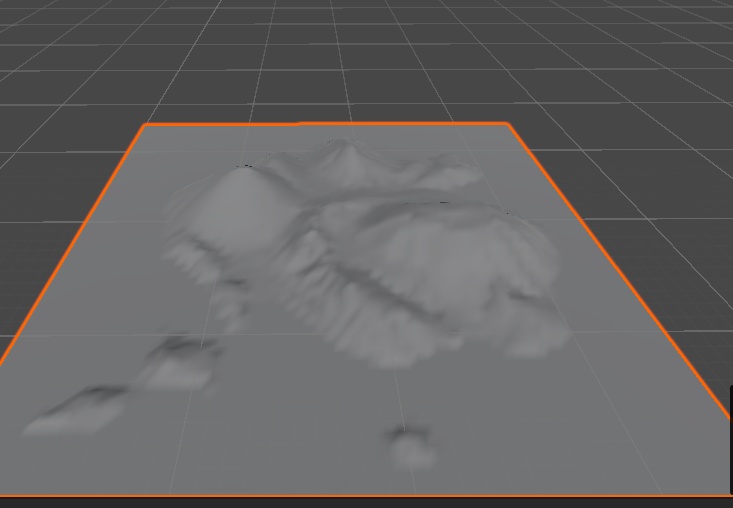 VRC用 洞爺湖中島 地形再現モデル