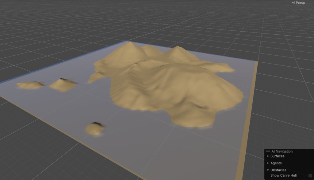 VRC用 洞爺湖中島 地形再現モデル