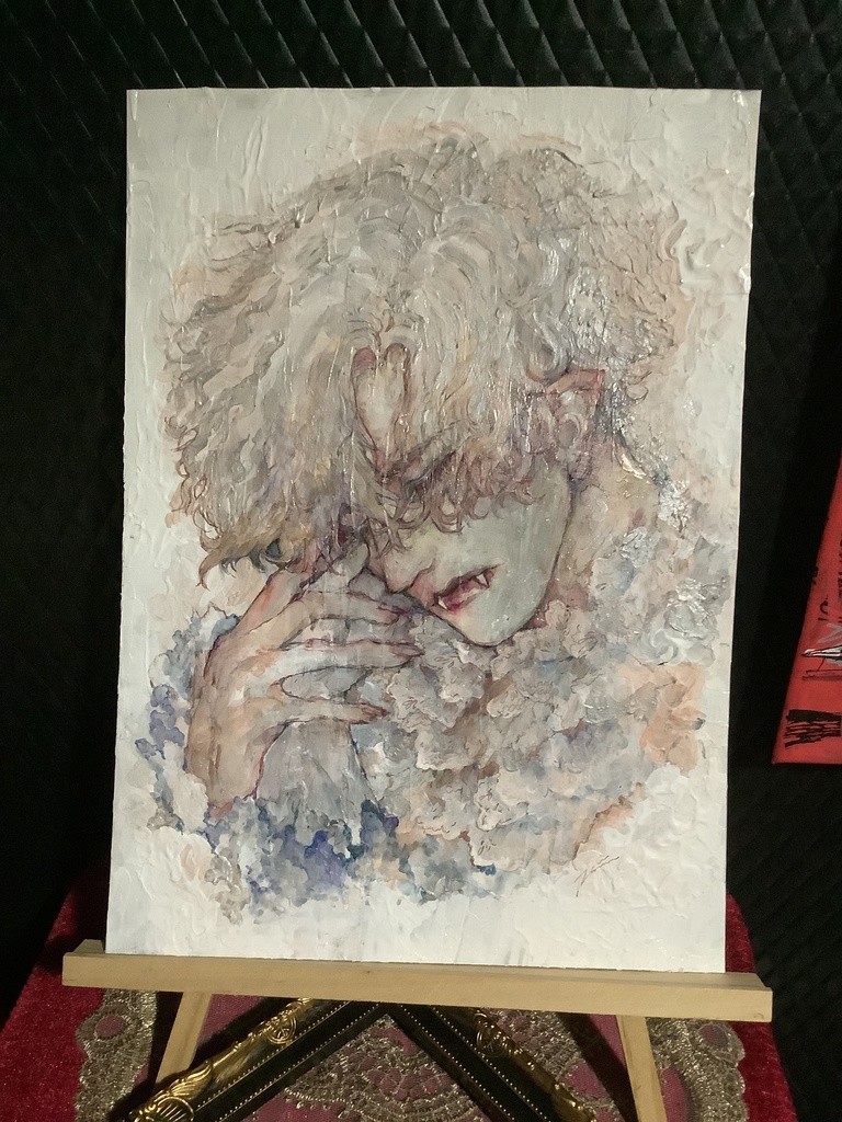 微睡 アクリル原画イラスト
