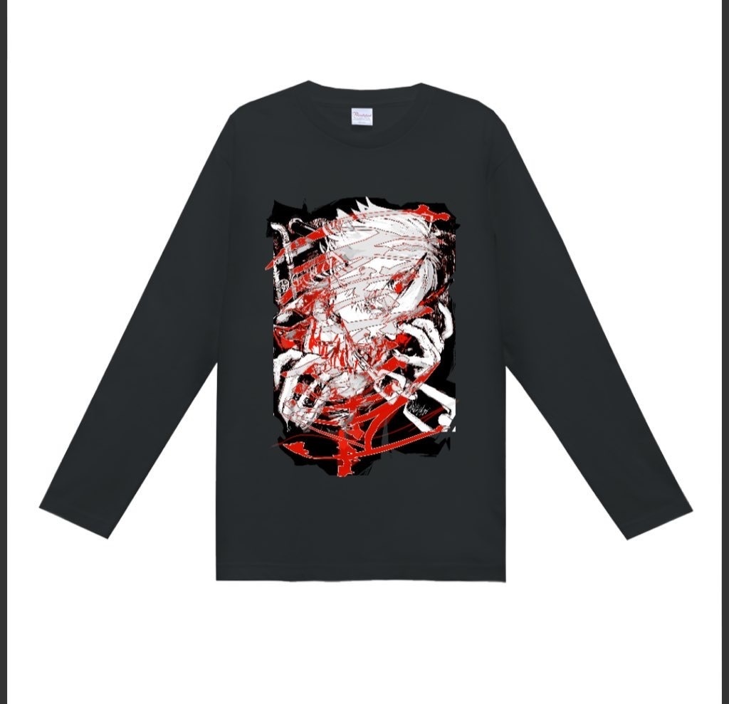 退廃的悪魔ロングTシャツ(XL)