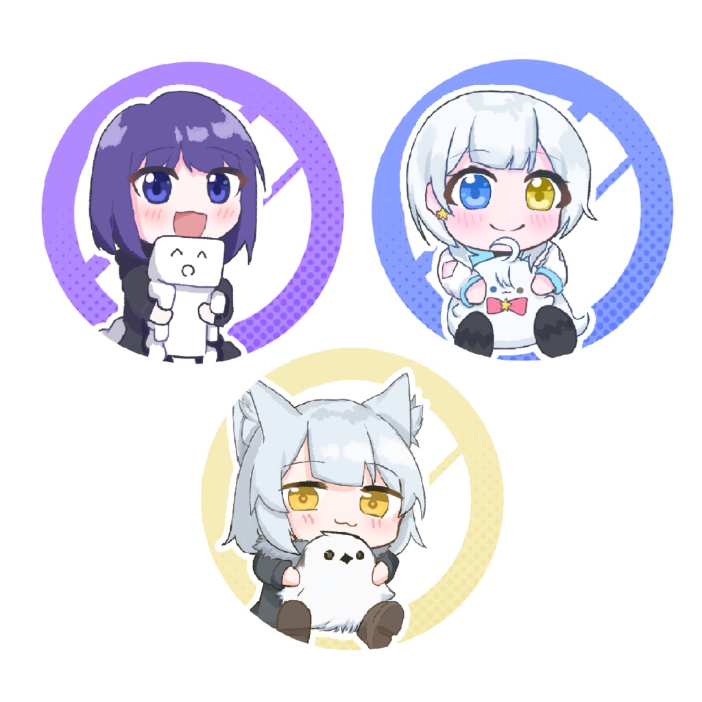 だっこ缶バッチ各種