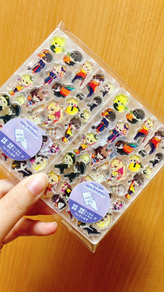 シャカシャカ用アクリルプレート