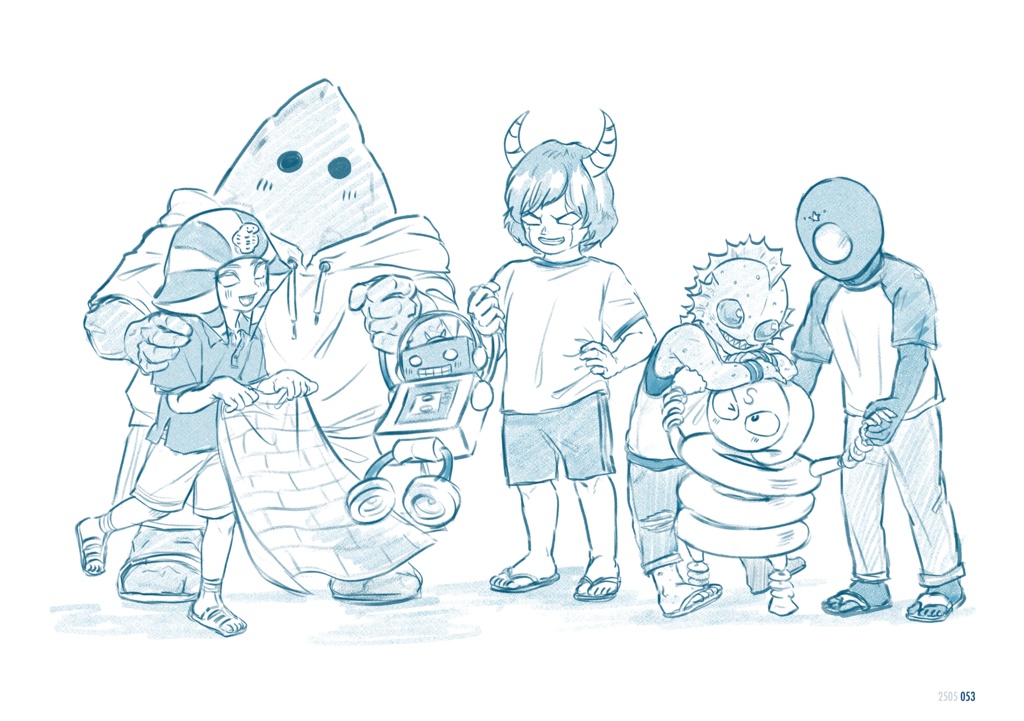 happy jam jam WEB再録イラスト本