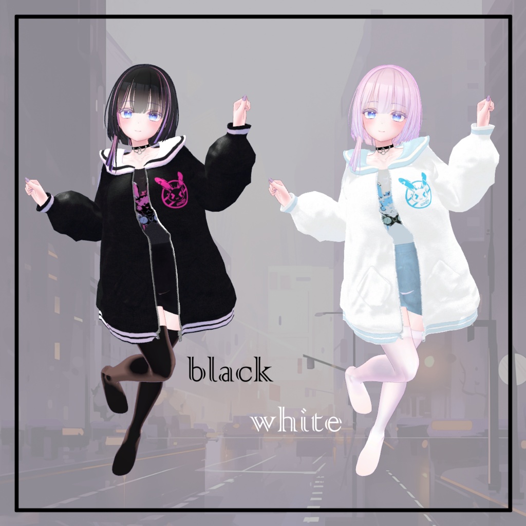 【萌・森羅・桔梗対応】うさぎセーラーブルゾン