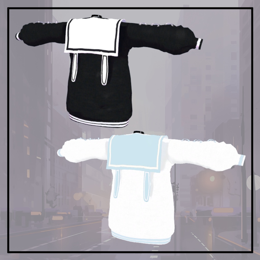 【萌・森羅・桔梗対応】うさぎセーラーブルゾン