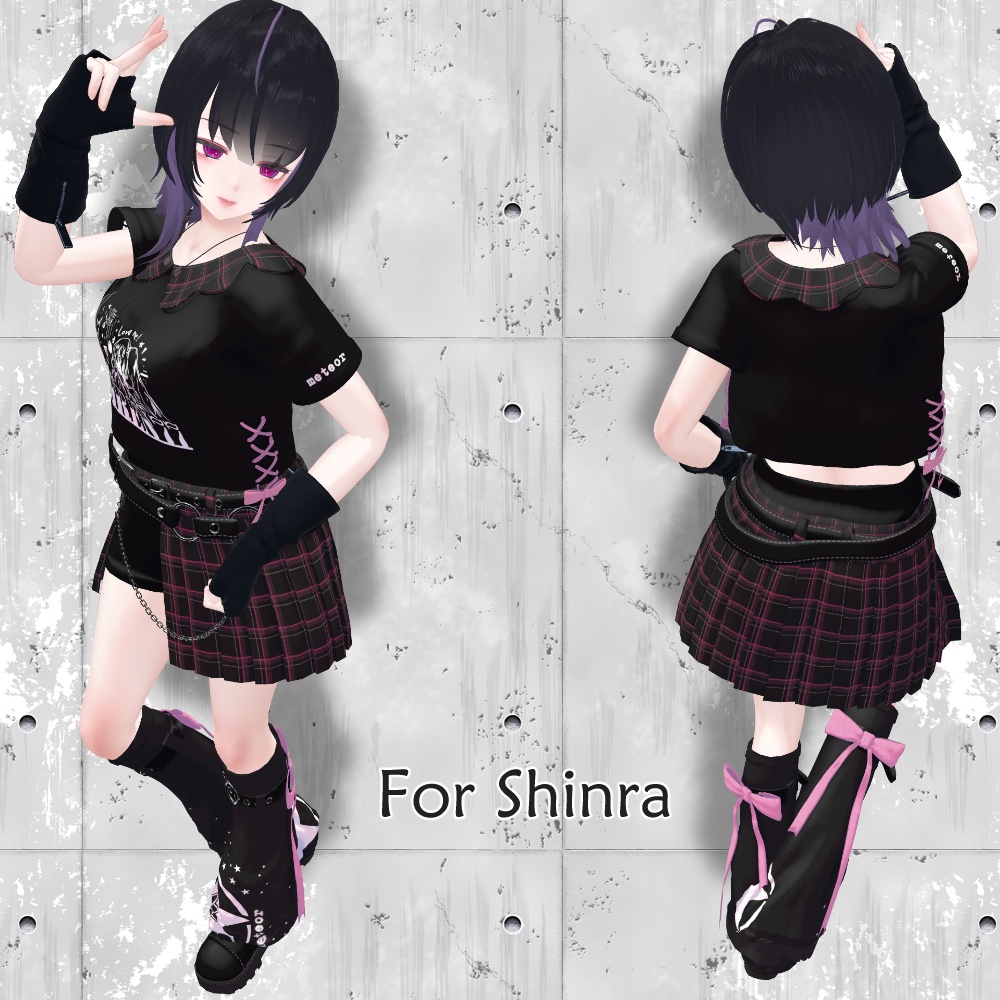 【萌/森羅/桔梗/マヌカ対応】「meteor」VRChat向け衣装