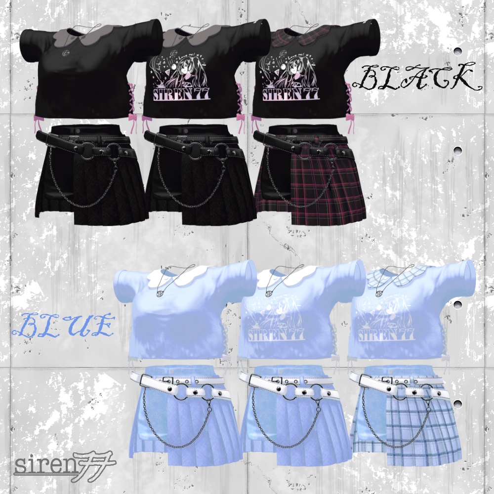 【萌/森羅/桔梗/マヌカ対応】「meteor」VRChat向け衣装